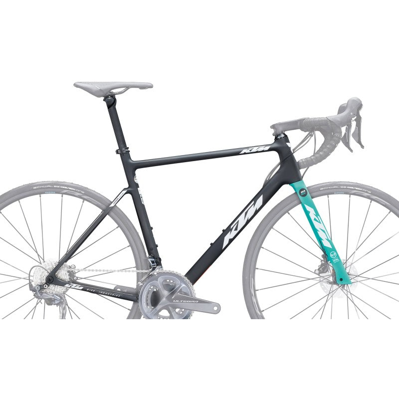Marco KTM Kit cuadro + horquilla KTM Rev. Alto Team B&B black matt (green)