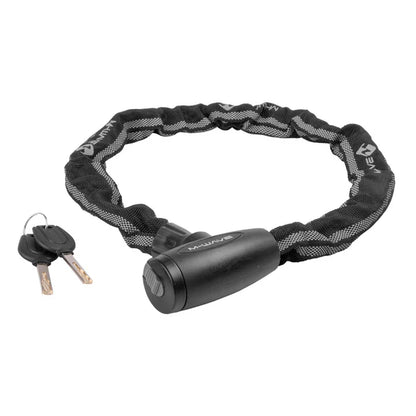 Cadena Seguro Bicicleta M-Wave 6X850mm textil reflectivo