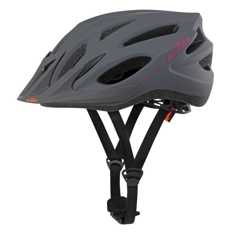 Casco ciclismo mujer KTM Lady Line gris