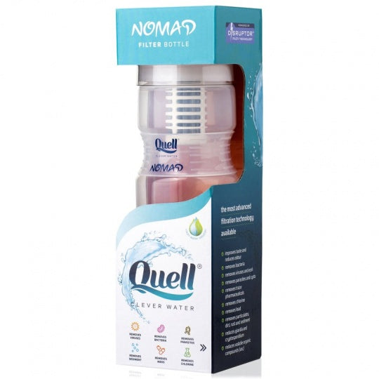 Caramañola de ciclismo con filtro  QUELL CLEVER WATER 700ml