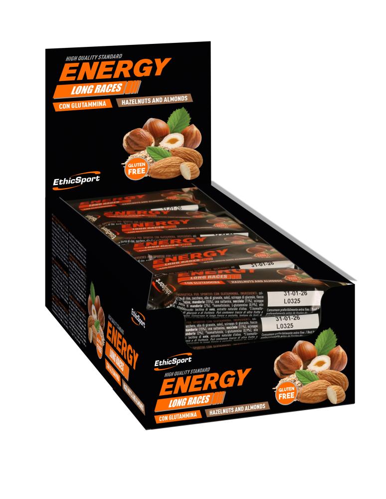 Barra energética  ETHICSPORT con glutamina
