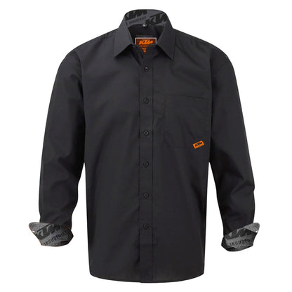 Camisa ciclismo casual KTM Factory Team Negra